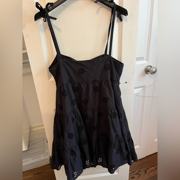 Black Eyelet Seafolly Australia Dress - Picture 3 of 6